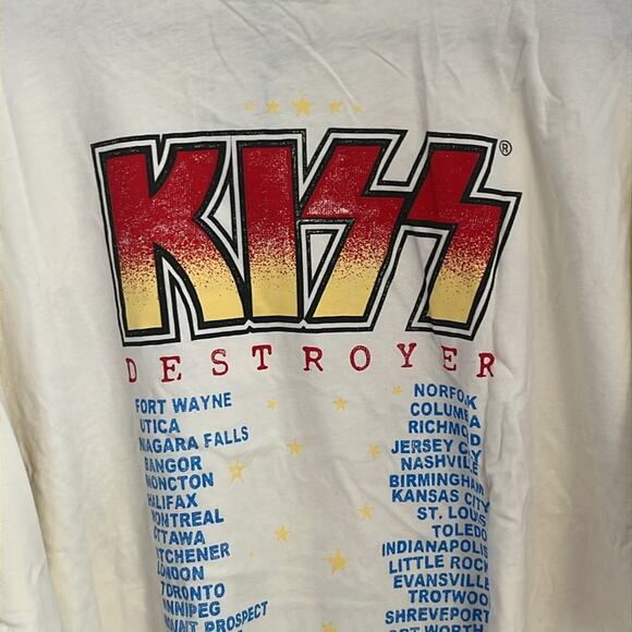 Womens DayDreamer Kiss Destroyer Tour Tee Shirt Size 2X - Picture 6 of 8
